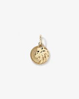 Diamond Accent Aries Zodiac Pendant in 10kt Yellow Gold