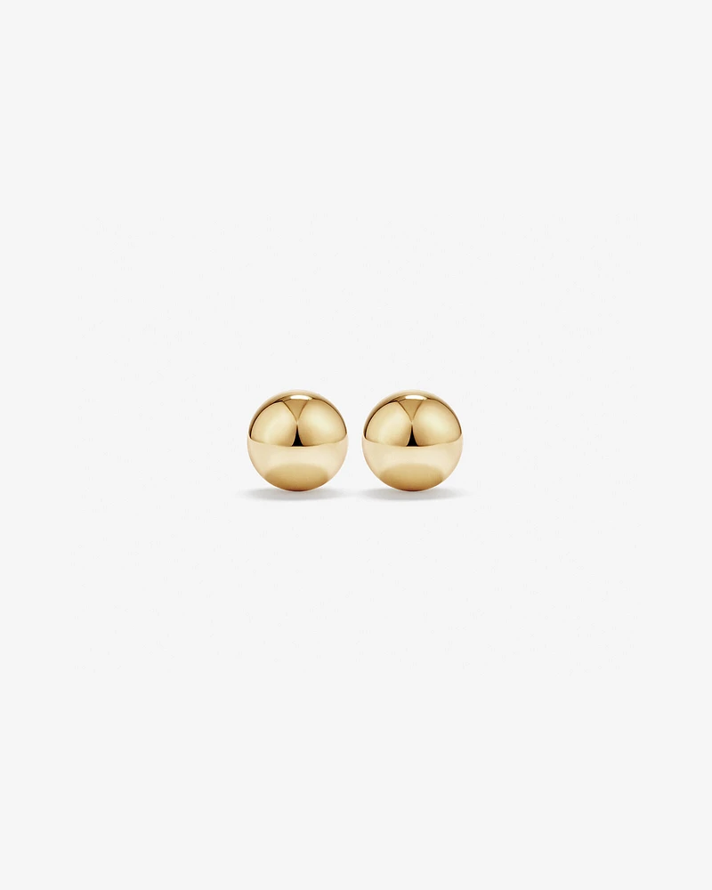 5mm Ball Stud Earrings in 10kt Rose Gold