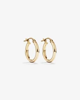 10mm Hoop Earrings in 10kt Rose Gold