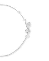 Bracelet With 0.15 Carat TW Diamonds in 18kt White Gold