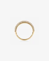 Pave Ring with 1.50 Carat TW of Diamonds in 10kt Yellow Gold