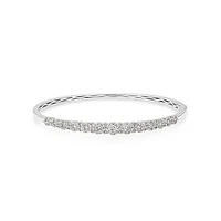 Bubble Bangle with 1.50 Carat TW Diamonds in 14kt White Gold