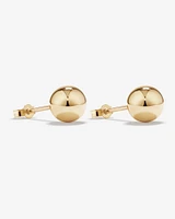 7mm Ball Stud Earrings in 10kt Yellow Gold