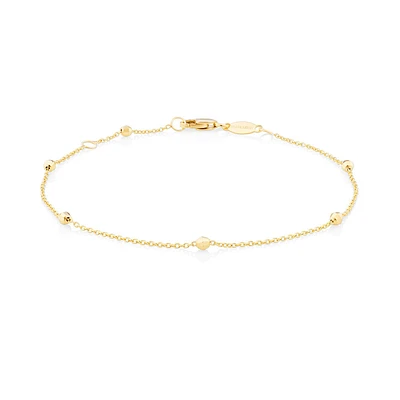 19cm (7.5") Bracelet In 10kt Yellow Gold