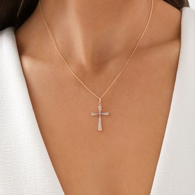 michael hill white gold cross