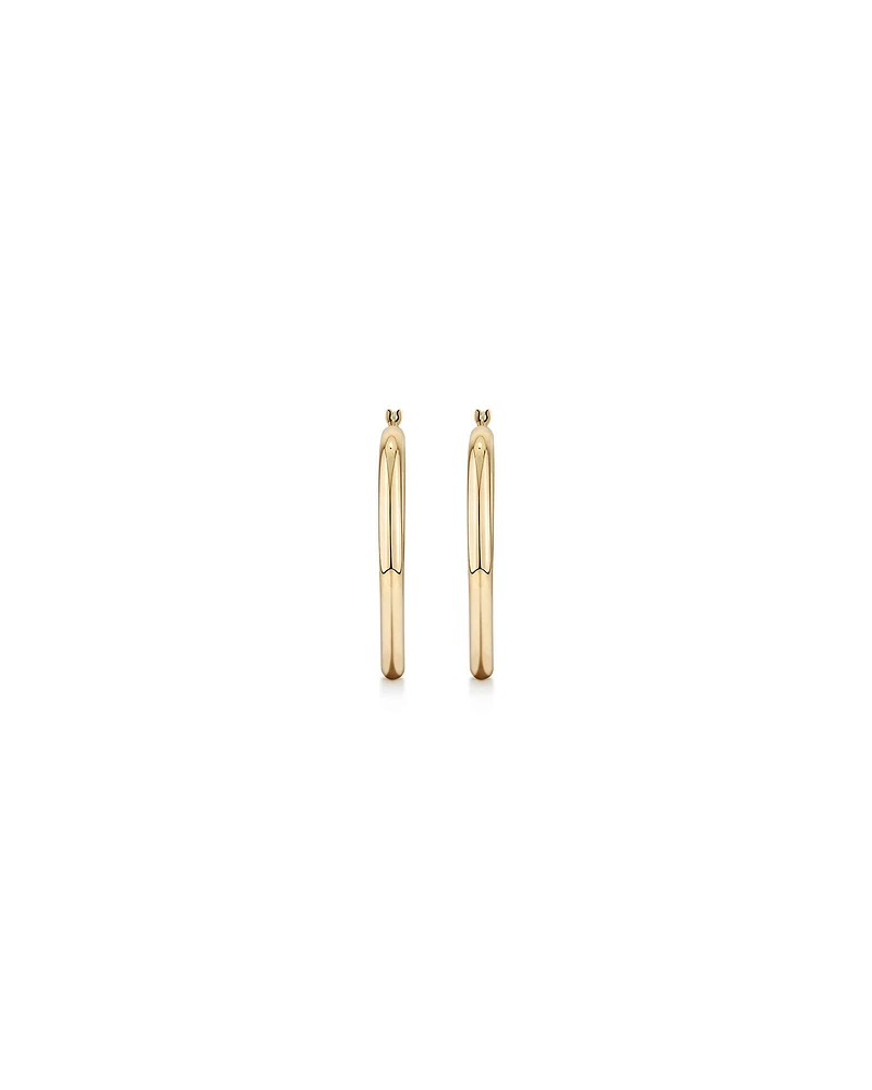 30mm Hoop Earrings in 10kt Yellow Gold