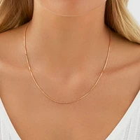 45cm (18") Box Chain in 10kt Yellow Gold