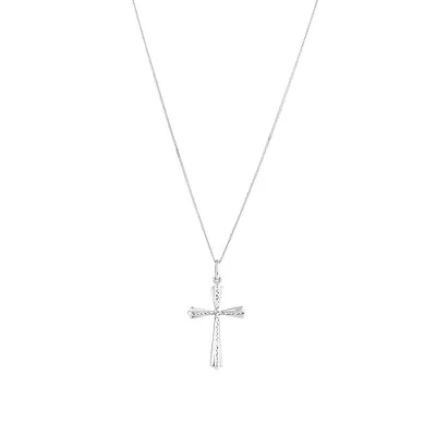 Cross Pendant In Sterling Silver