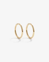 10mm Sleeper Earrings in 10kt Yellow Gold