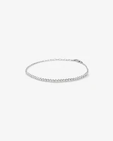 0.50 Carat TW Laboratory-Grown Diamond Tennis Bracelet in 10kt White Gold