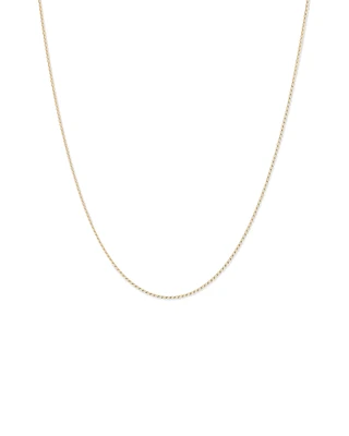 50cm (20") Fine Curb Chain in 10kt Yellow Gold