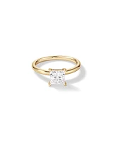 1.25 Carat TW Princess Cut Laboratory-Grown Diamond Solitaire Engagement Ring In 14kt White Gold