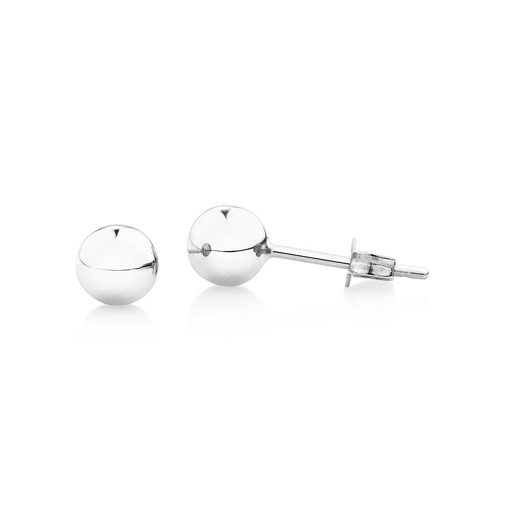 5mm Ball Stud Earrings in 10kt Rose Gold