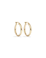 18mm Hoop Earrings in 10kt Yellow Gold