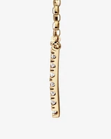 "K" Initial Necklace with 0.10 Carat TW of Diamonds in 10kt Yellow Gold