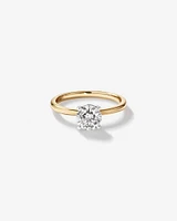 1.00 Carat TW Round Brilliant Diamond Solitaire Engagement Ring in 14kt White Gold