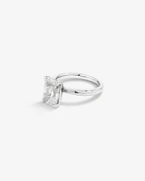 3.00 Carat TW Radiant Cut Laboratory-Grown Diamond Solitaire Engagement Ring in Platinum