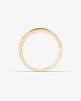 15 Carat TW Round Brilliant Half Bevelled Edge Channel Set Men's Ring in 10kt Yellow Gold