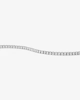 Tennis Bracelet with Cubic Zirconia in Sterling Silver