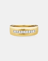 Ring with 0.15 Carat TW of Diamonds in 10kt Yellow Gold