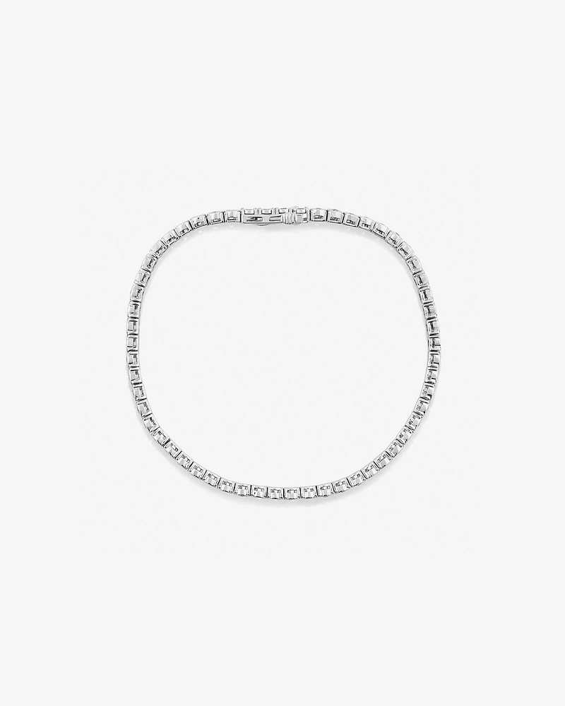 Bracelet de tennis en diamants de 0,50 carats TW en argent sterling