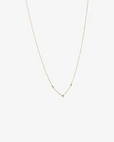 Necklace with 0.10 Carat TW of Diamonds in 10kt Yellow Gold