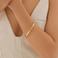 65mm Double Twist Bangle in 10kt Yellow Gold