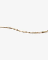 0.90 Carat TW Laboratory-Grown Diamond Tennis Bracelet in 10kt Yellow Gold