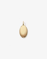 Oval St Madonna Pendant in 10kt Yellow Gold