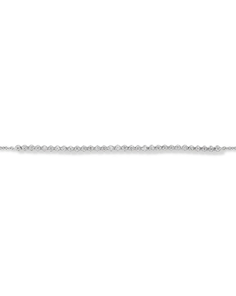 0.50 Carat TW Laboratory-Grown Diamond Tennis Bracelet in 10kt White Gold