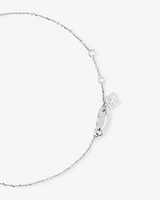 Bracelet Double Coeur Ouvert en Argent Sterling