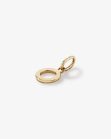 Letter Q Initial Pendant in 10kt Yellow Gold