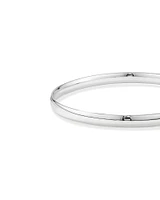 5.7mm Solid Round Bangle in Sterling Silver