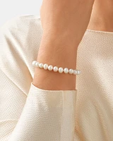 Cultured Freshwater Pearl Bracelet in 10kt Yellow Gold
