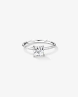 1.25 Carat TW Princess Cut Laboratory-Grown Diamond Solitaire Engagement Ring In 14kt White Gold