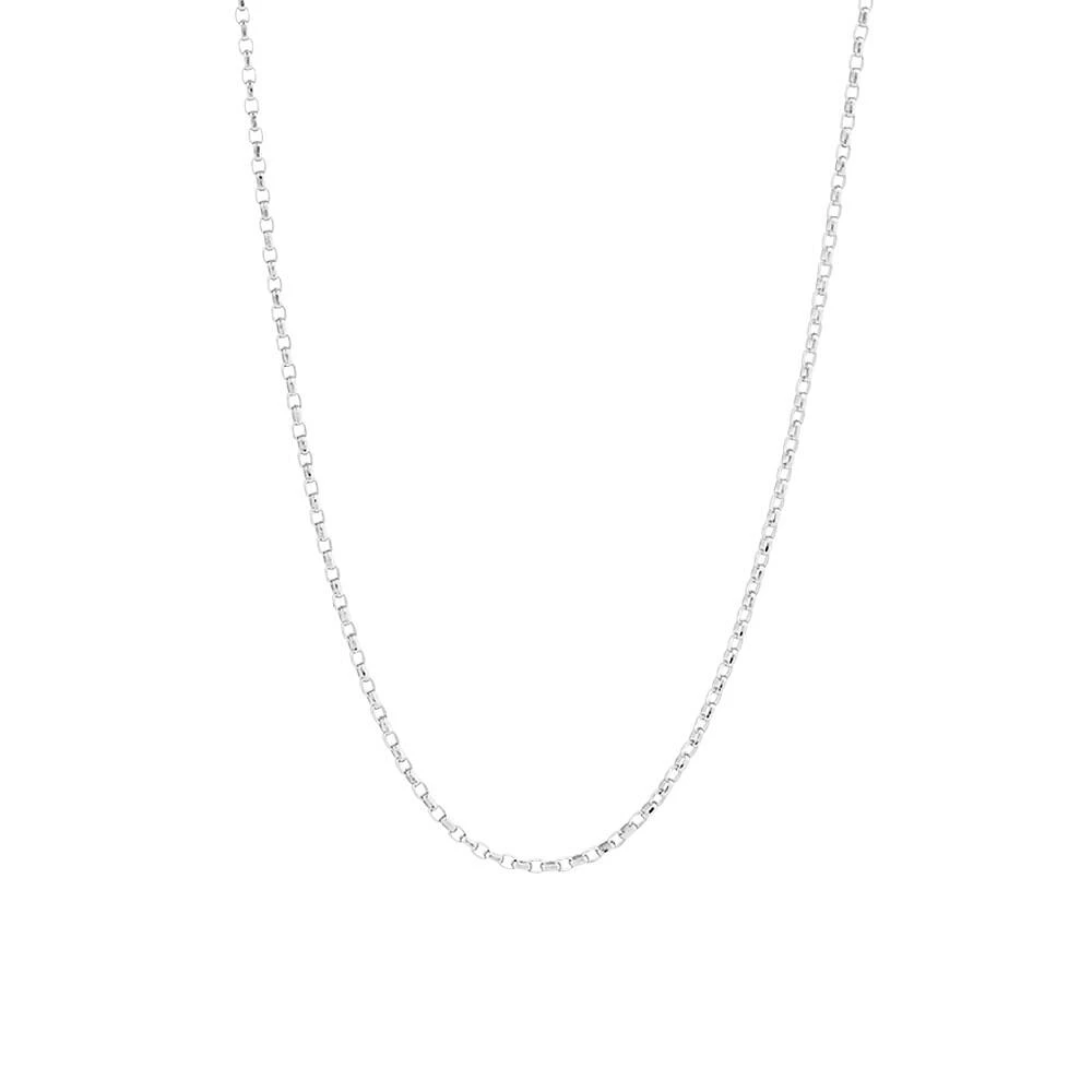 50cm (20") 1mm Width Diamond Cut Belcher Chain in 18kt Yellow Gold