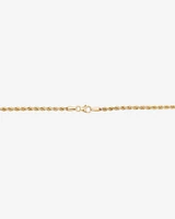 55cm (22") Rope Chain in 10kt Yellow Gold