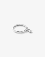 Bague Signature Lock en argent sterling