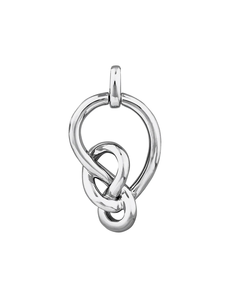 Medium Knots Pendant in Sterling Silver