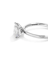 1.25 Carat TW Princess Cut Laboratory-Grown Diamond Solitaire Engagement Ring In 14kt White Gold