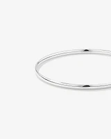 3.7mm Solid Round Bangle in Sterling Silver