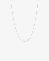 50cm (20") 0.66mm Width Box Chain in 10kt Yellow Gold