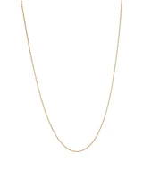 50cm (20") Fine Curb Chain in 10kt Yellow Gold