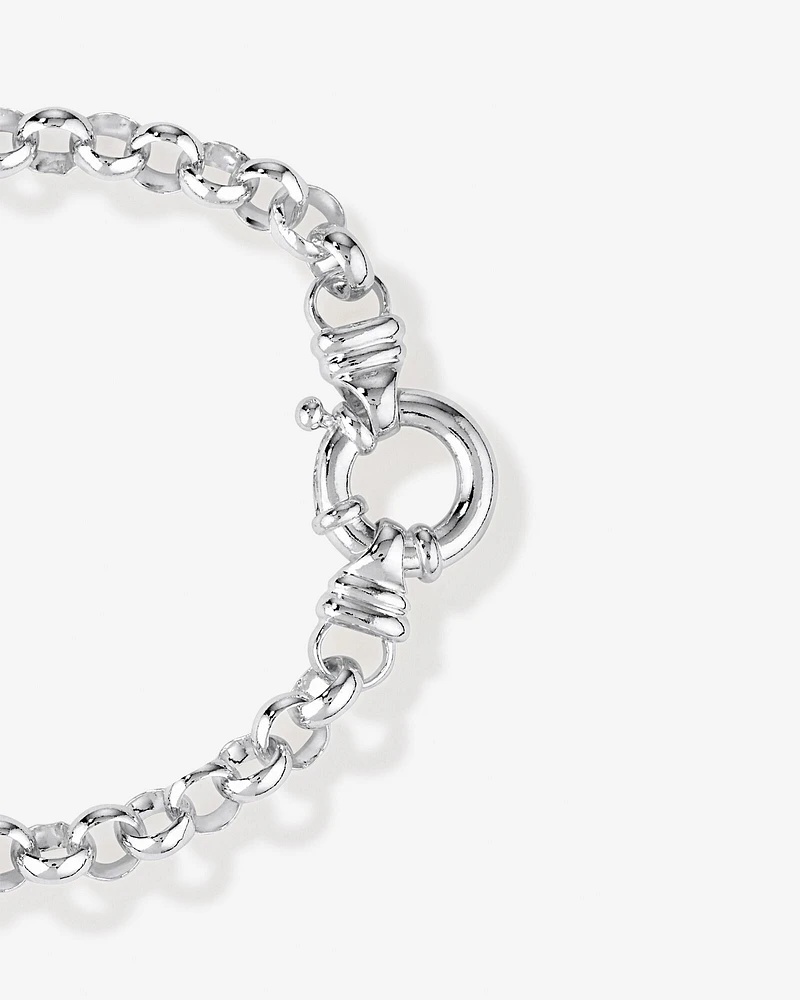 19cm (7.5") Belcher Bracelet in Sterling Silver