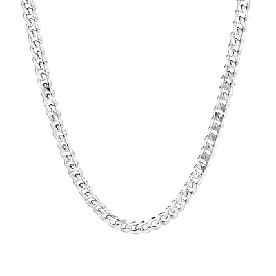 50cm (20") 5.5mm Width Curb Chain in Sterling Silver