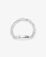 21cm (8.5") Identity Bracelet in Sterling Silver