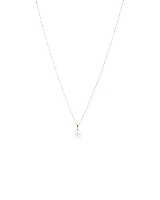 Pendant with Cultured Freshwater Pearl in 10kt Yellow Gold