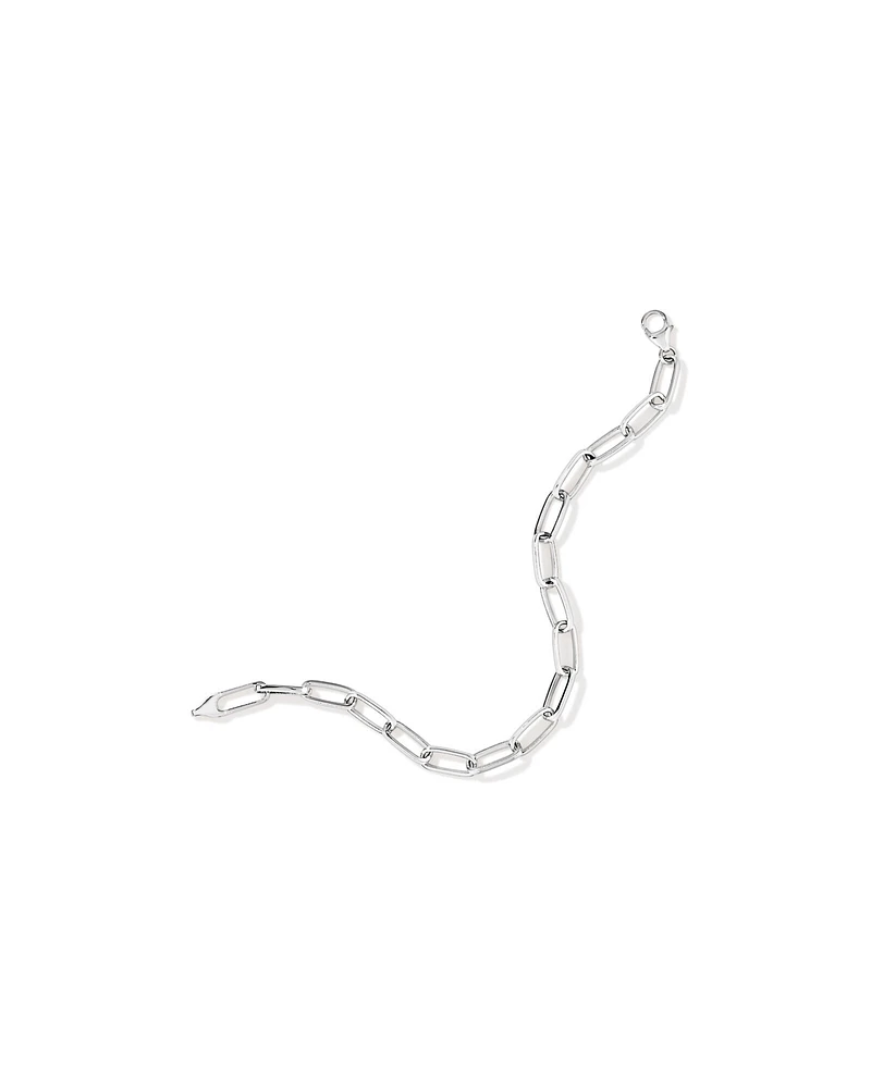 19cm (7.5") Paperclip Bracelet in Sterling Silver