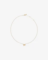 Butterfly Necklace in 10kt Yellow Gold