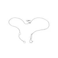19cm (7.5") N Initial Bracelet in Sterling Silver